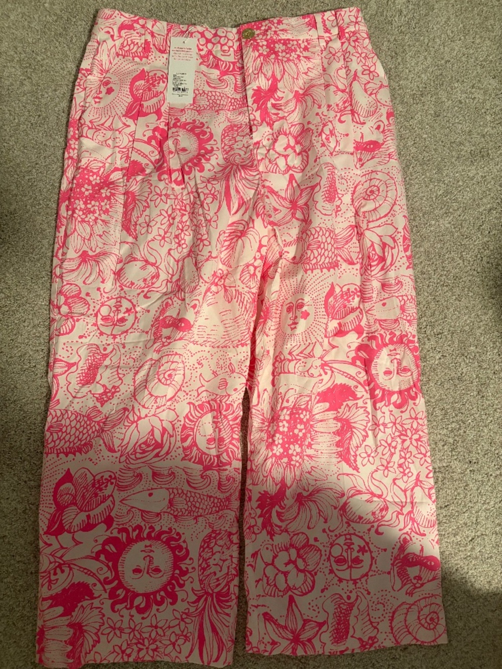 NWT Lilly Pulitzer Size 12 Mandalay Crop Pant